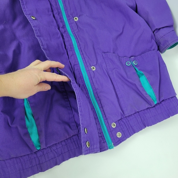 Weather Chasers Vintage 80's 90's Winter Jacket Sz Medium - Picture 5 of 12